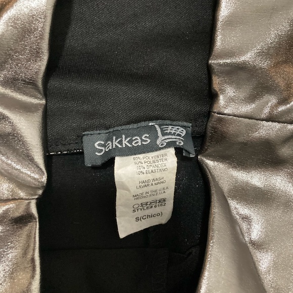 Metallic Silver Leggings - Picture 3 of 3